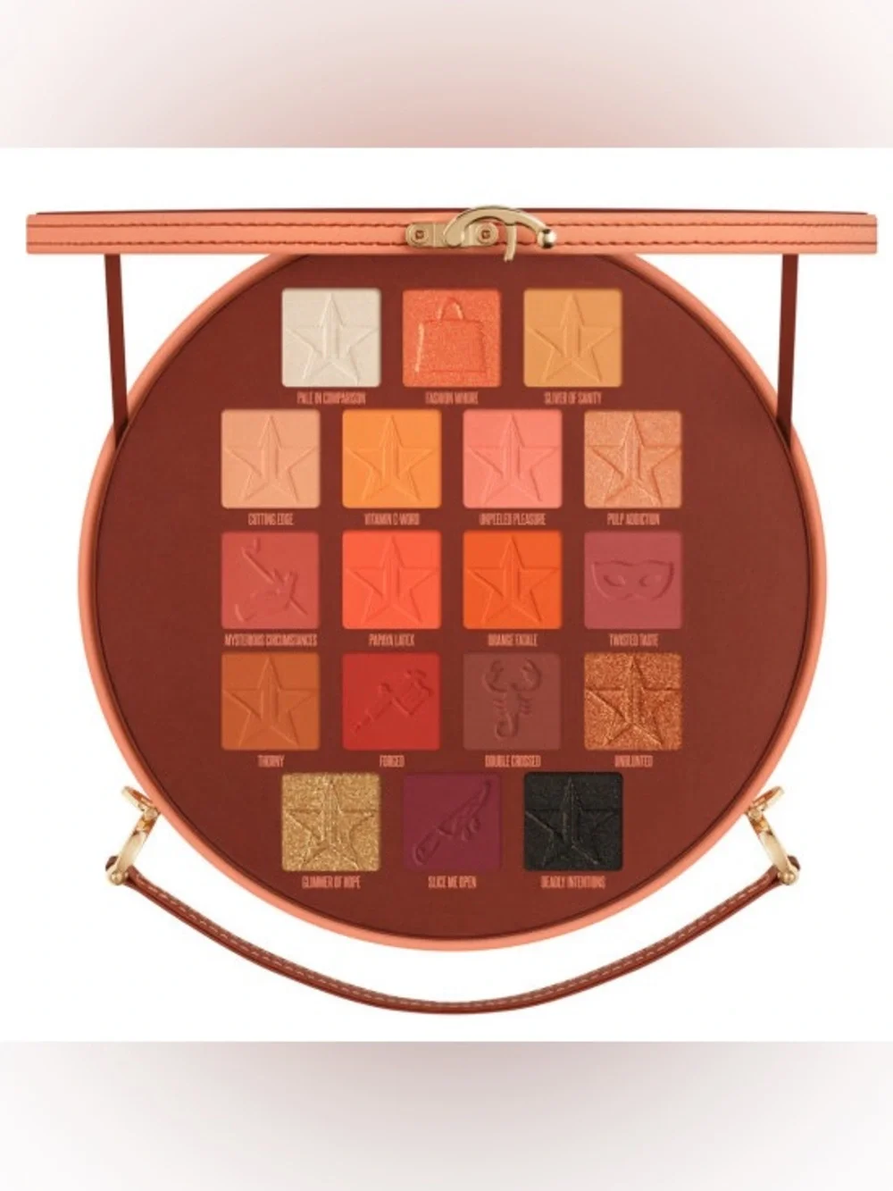 Jeffree Star Pricked Collection - Warm Rust & Gold Eyeshadow Palette